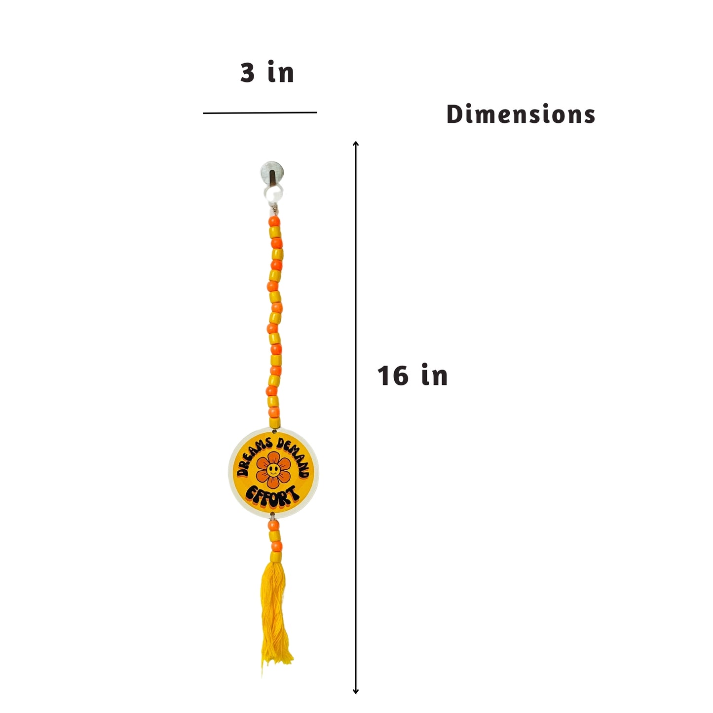 Akaar Decor's Symbolism & Quotational Wall Hanging for Home Decor- Motivational Yellow