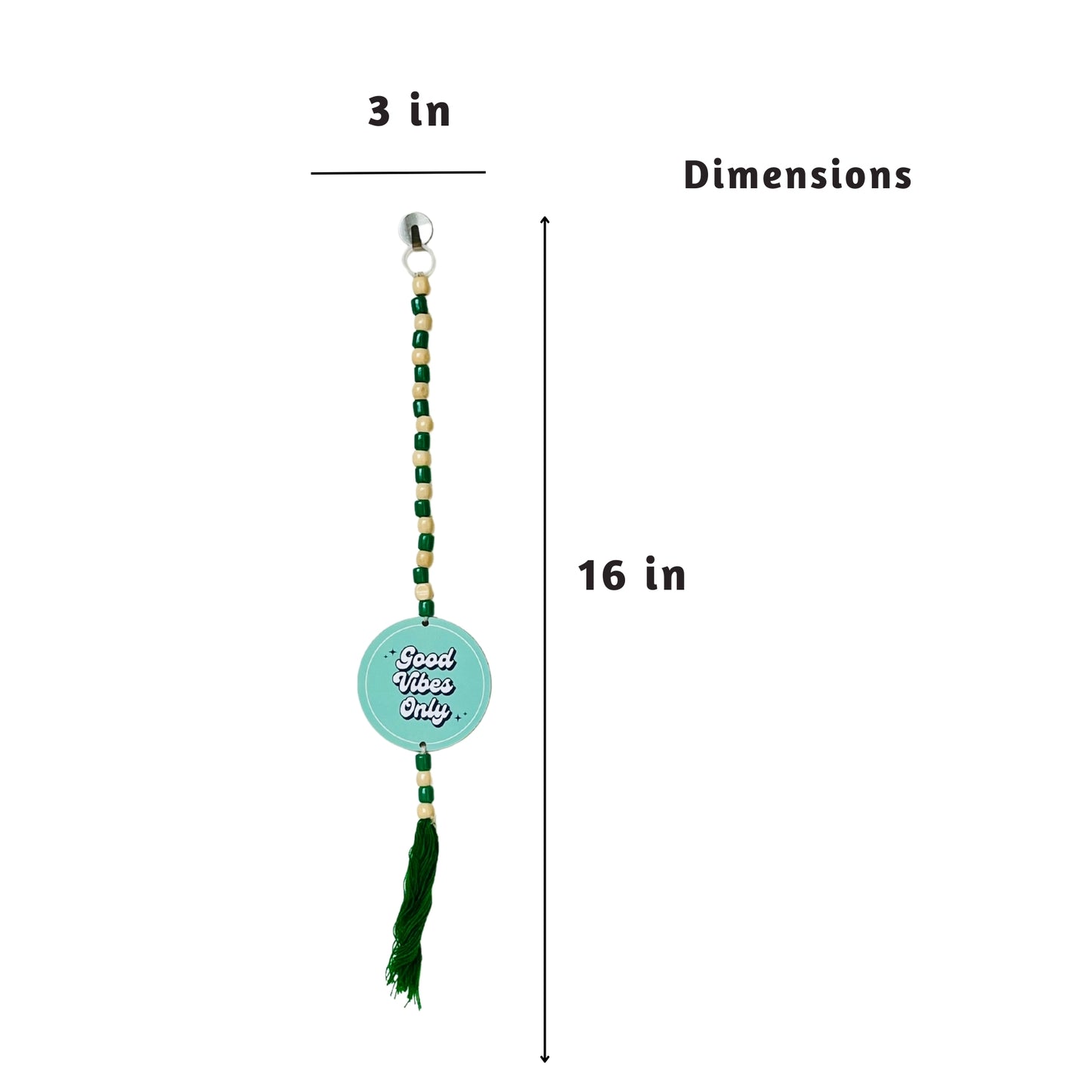 Akaar Decor's Symbolism & Quotational Wall Hanging for Home Decor- Good Vibes