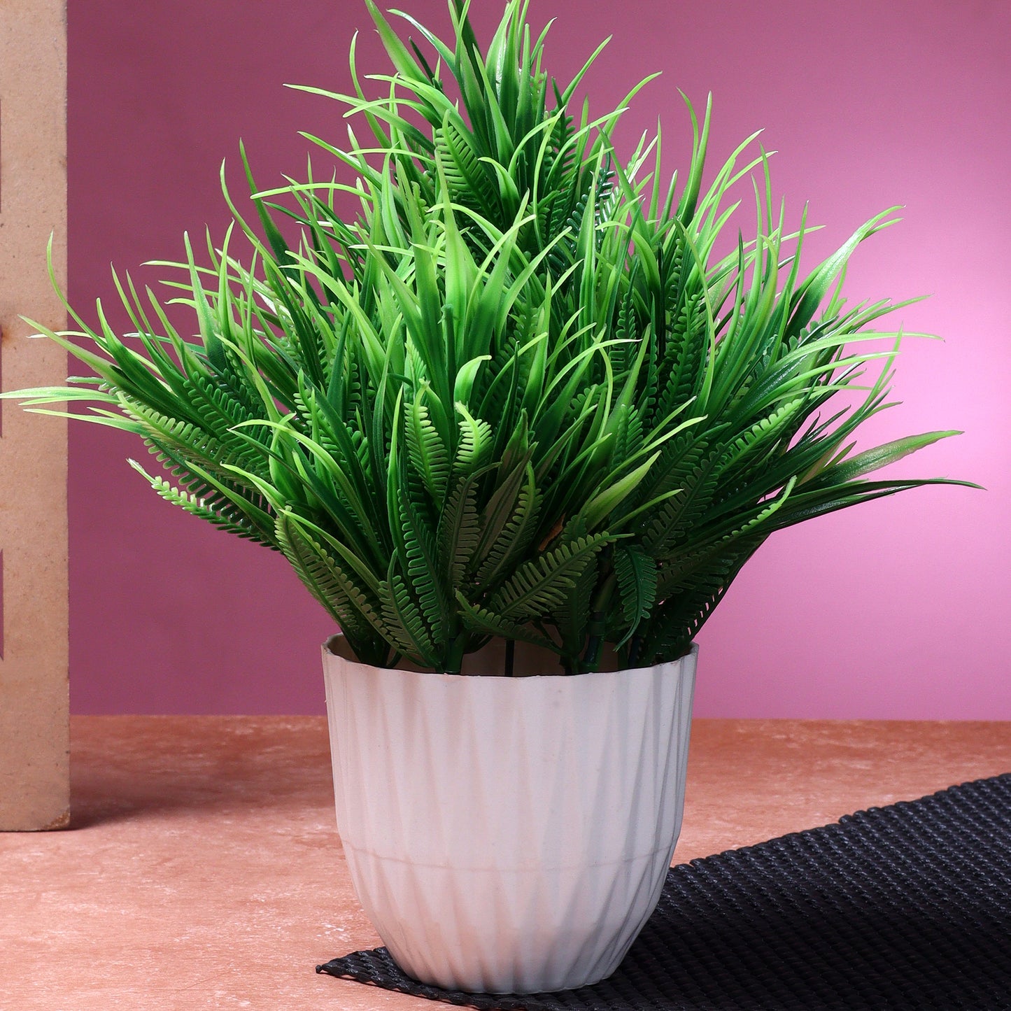 Akaar Artificial Plants for Decoration - Green Fern Bonsai