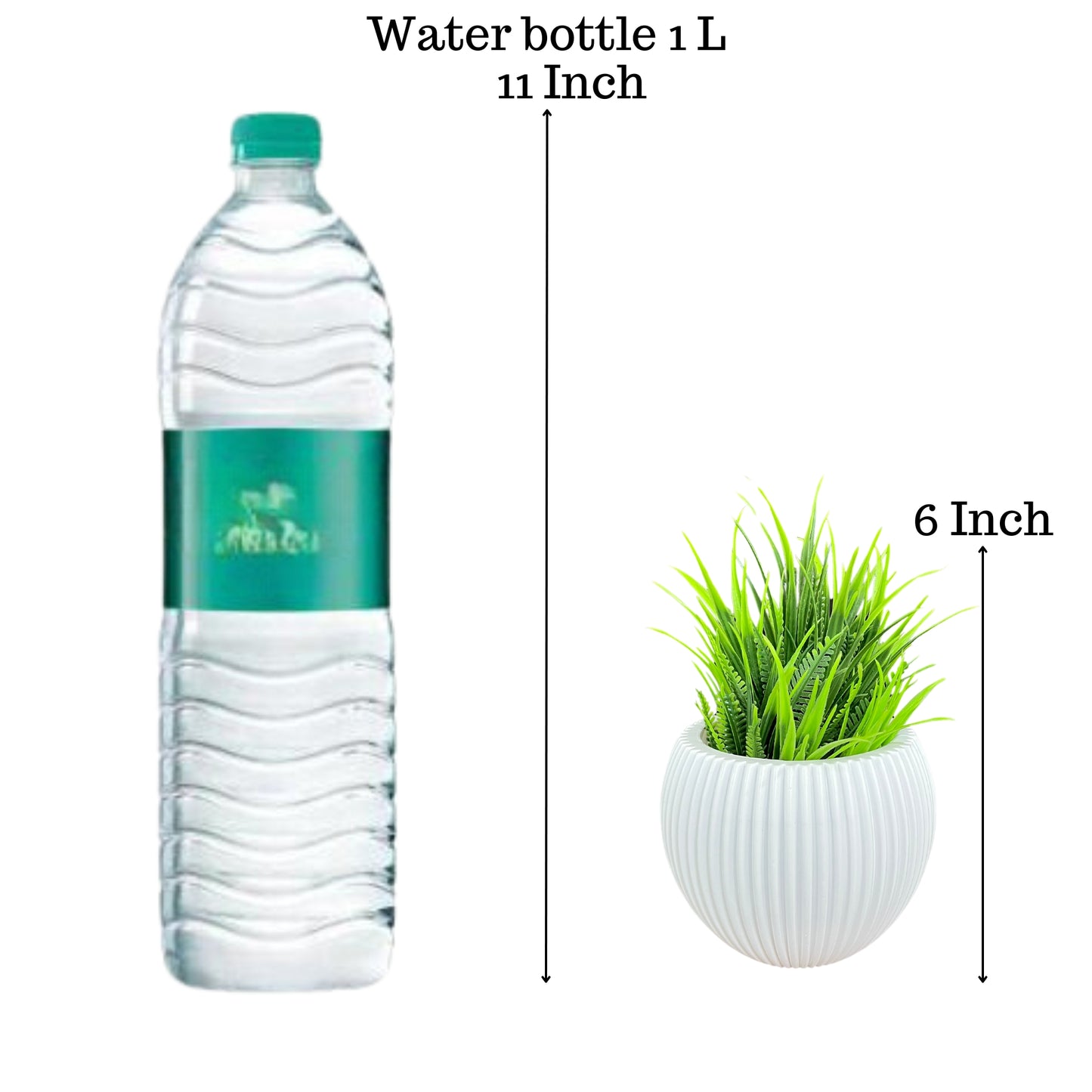 Akaar 1 Grey Ava Pot with Fern