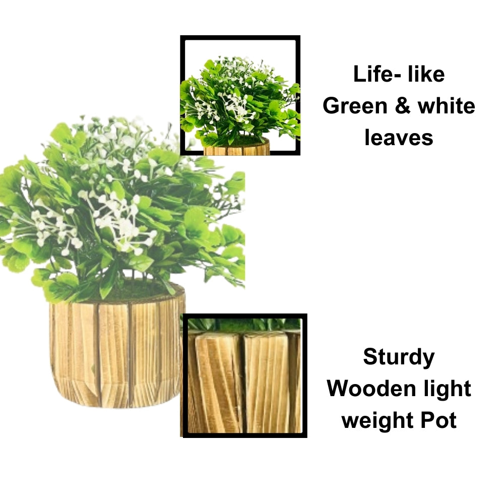 Akaar Artificial Plants for Decoration - Wooden Plant Style 4