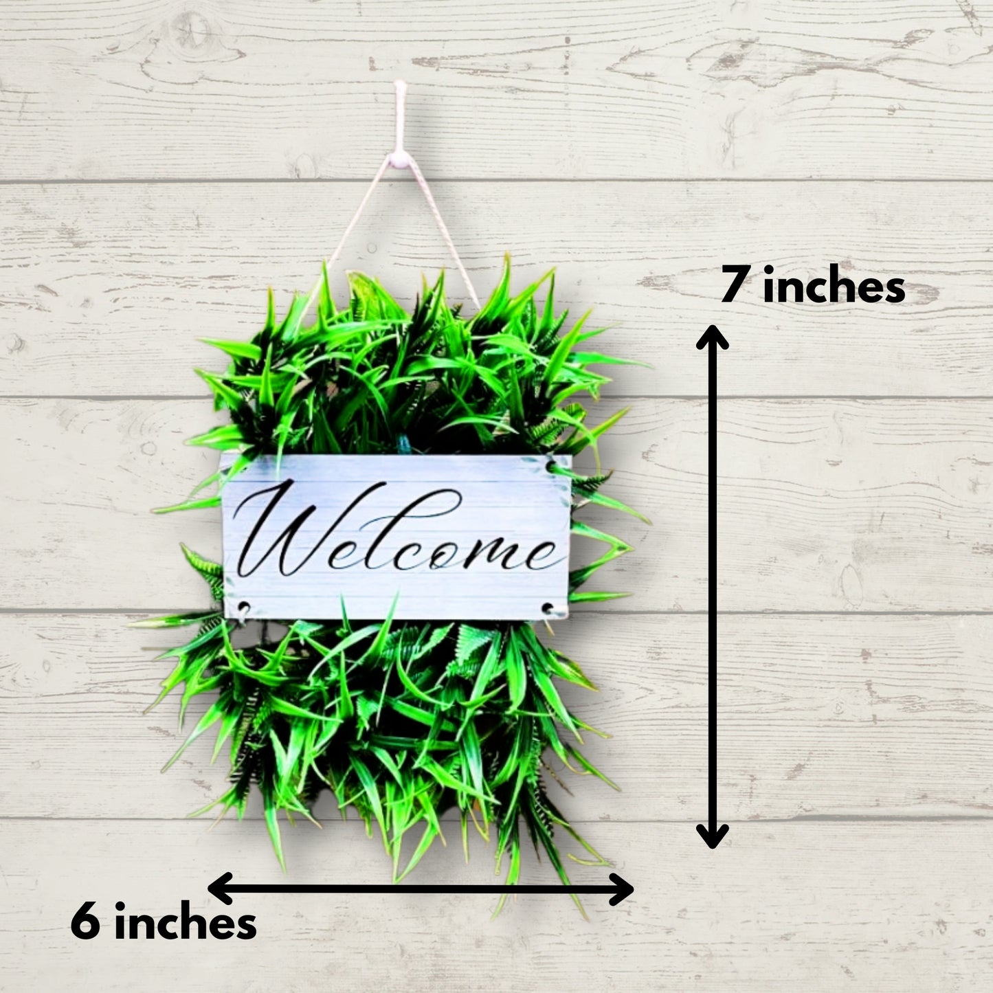 Akaar Welcome Signage in Green Fern