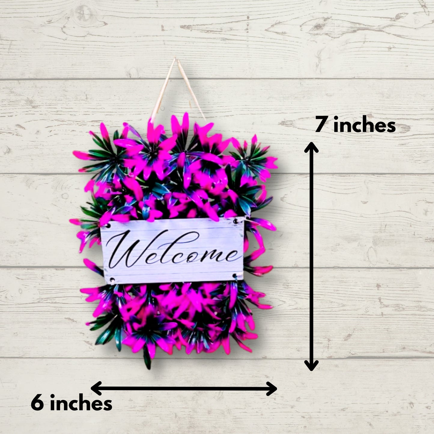 Akaar Welcome Signage in Pink