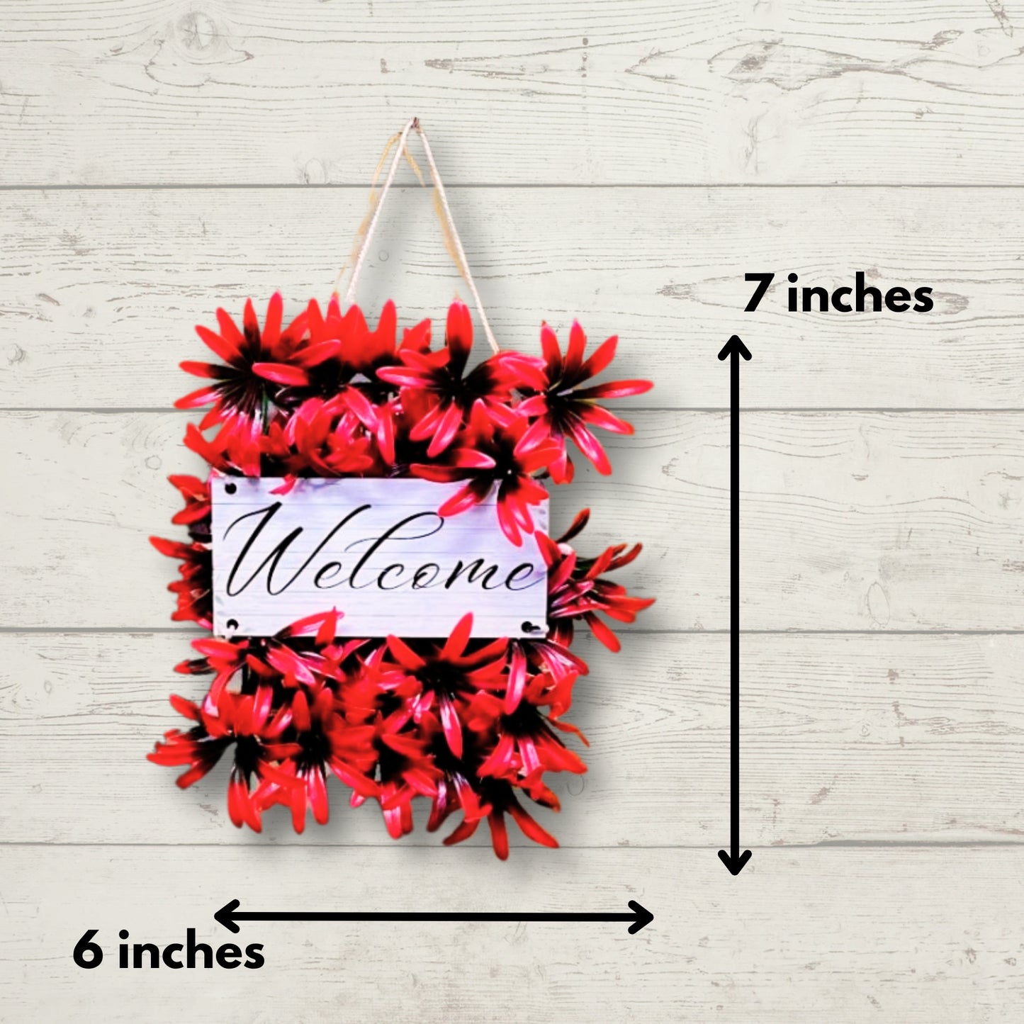 Akaar Welcome Signage in Red