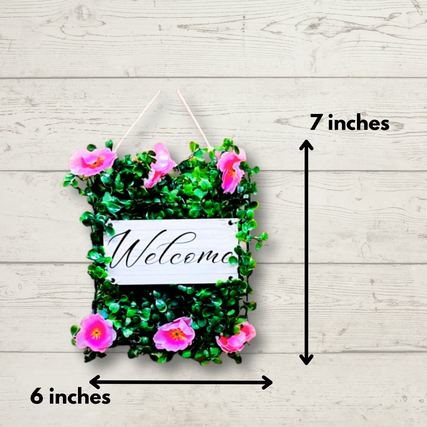 Akaar Welcome Signage in Pink Blossom