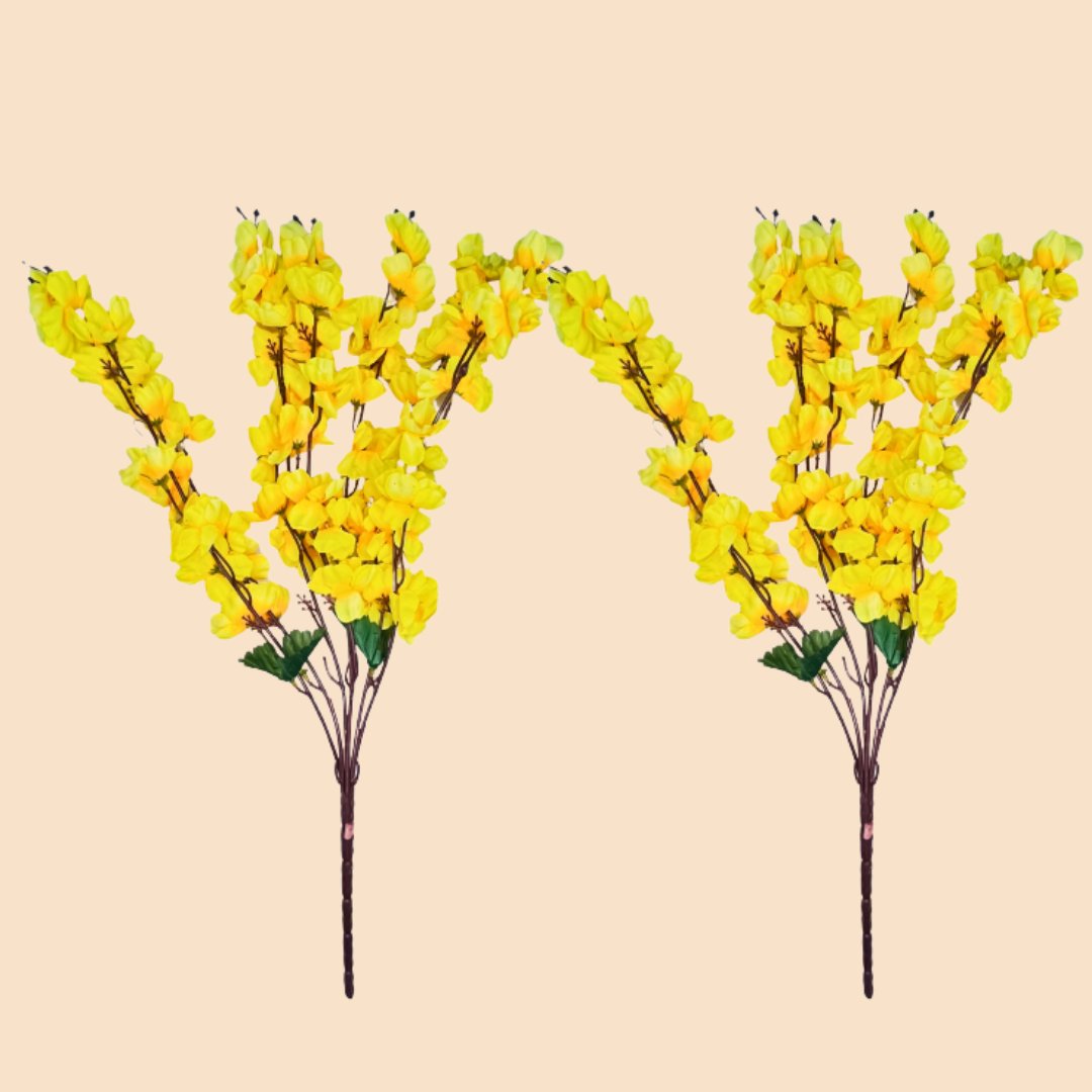 Akaar Décor Beautiful Artificial Flowers - Blossom Bunch (Pack of 2)