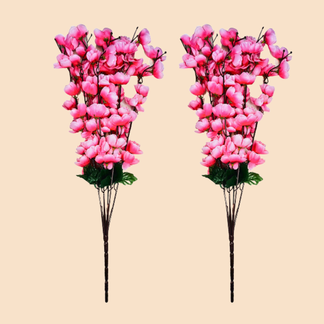 Akaar Décor Beautiful Artificial Flowers - Blossom Bunch (Pack of 2)