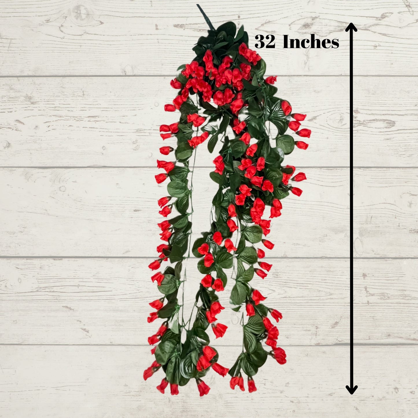 Akaar Rose Bud Falling in Red