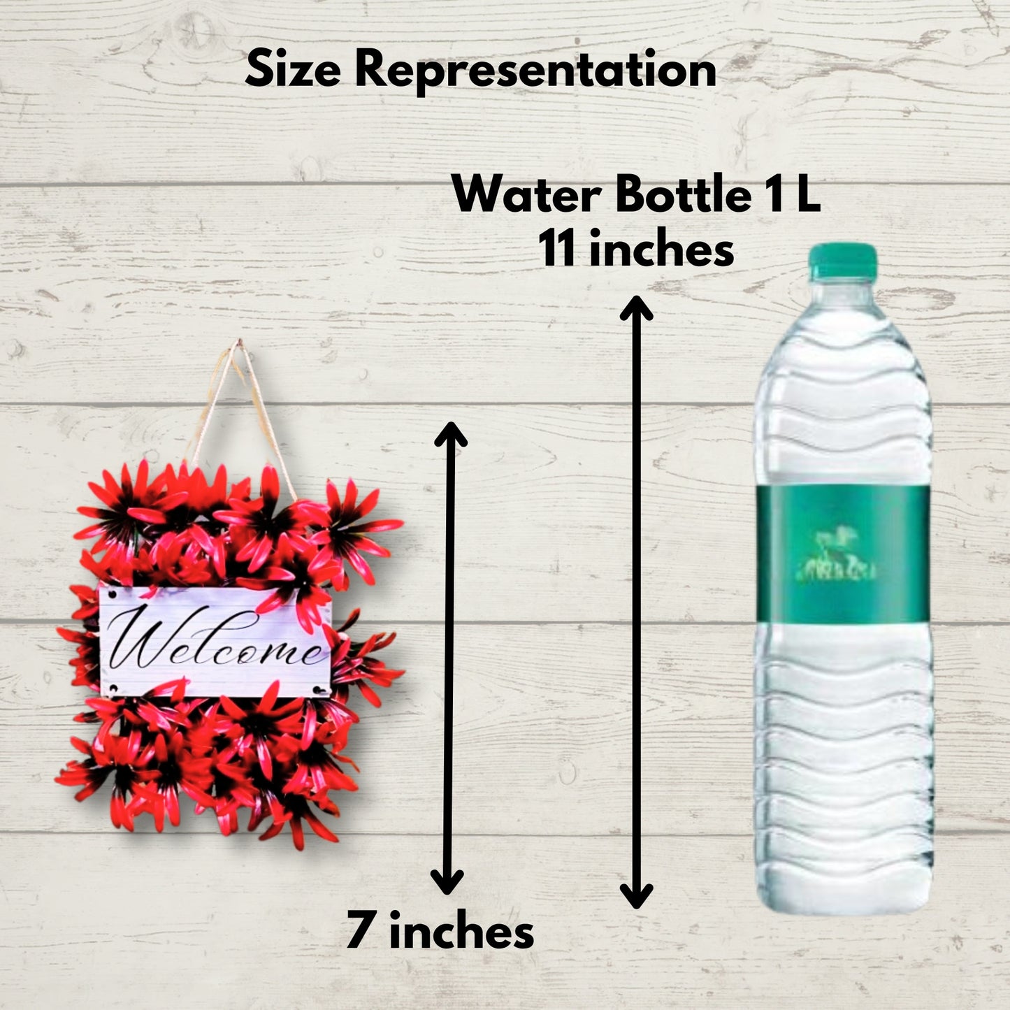 Akaar Welcome Signage in Red