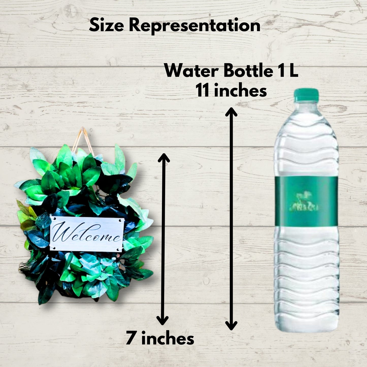 Akaar Welcome Signage in Green Leaves