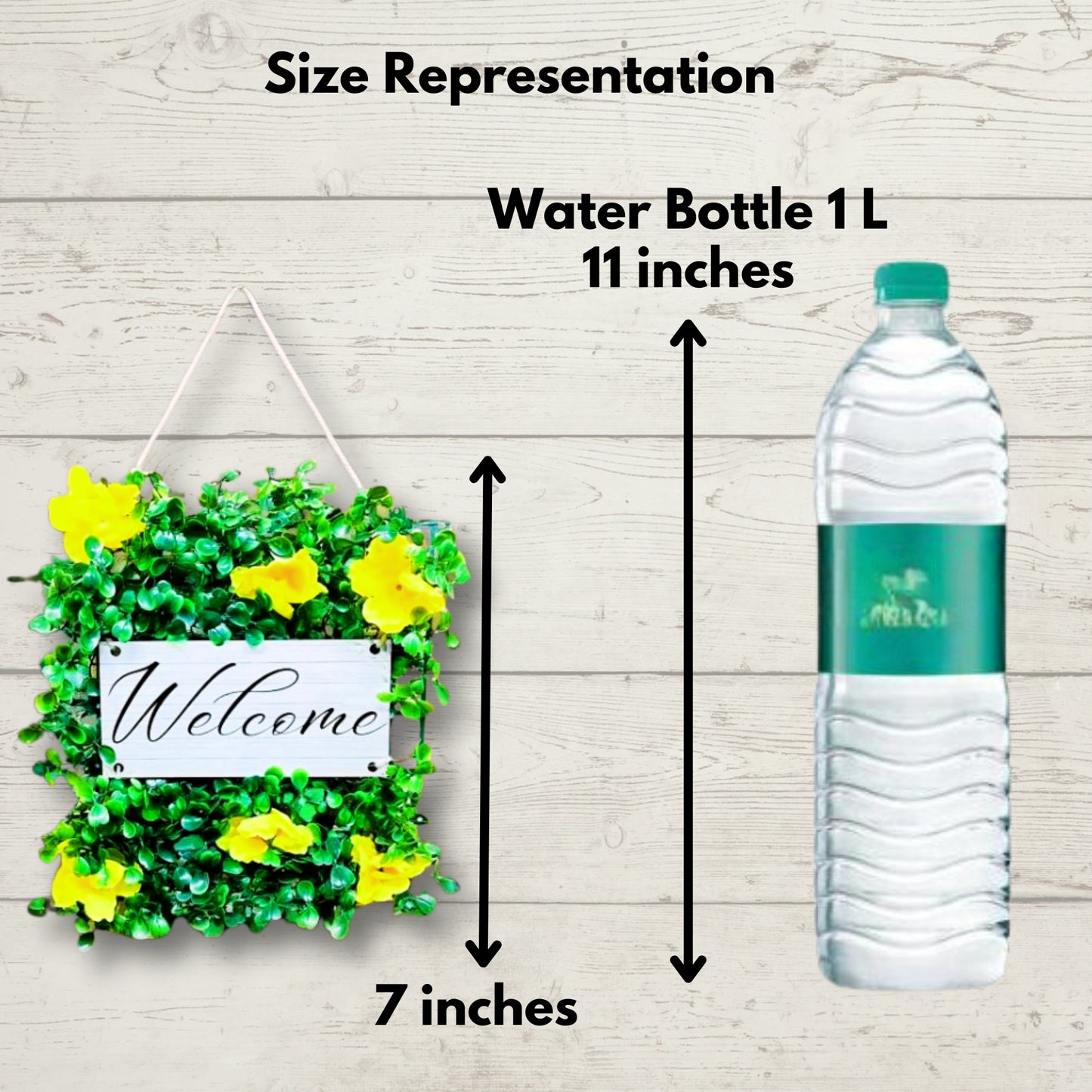 Akaar Welcome Signage in Yellow Blossom