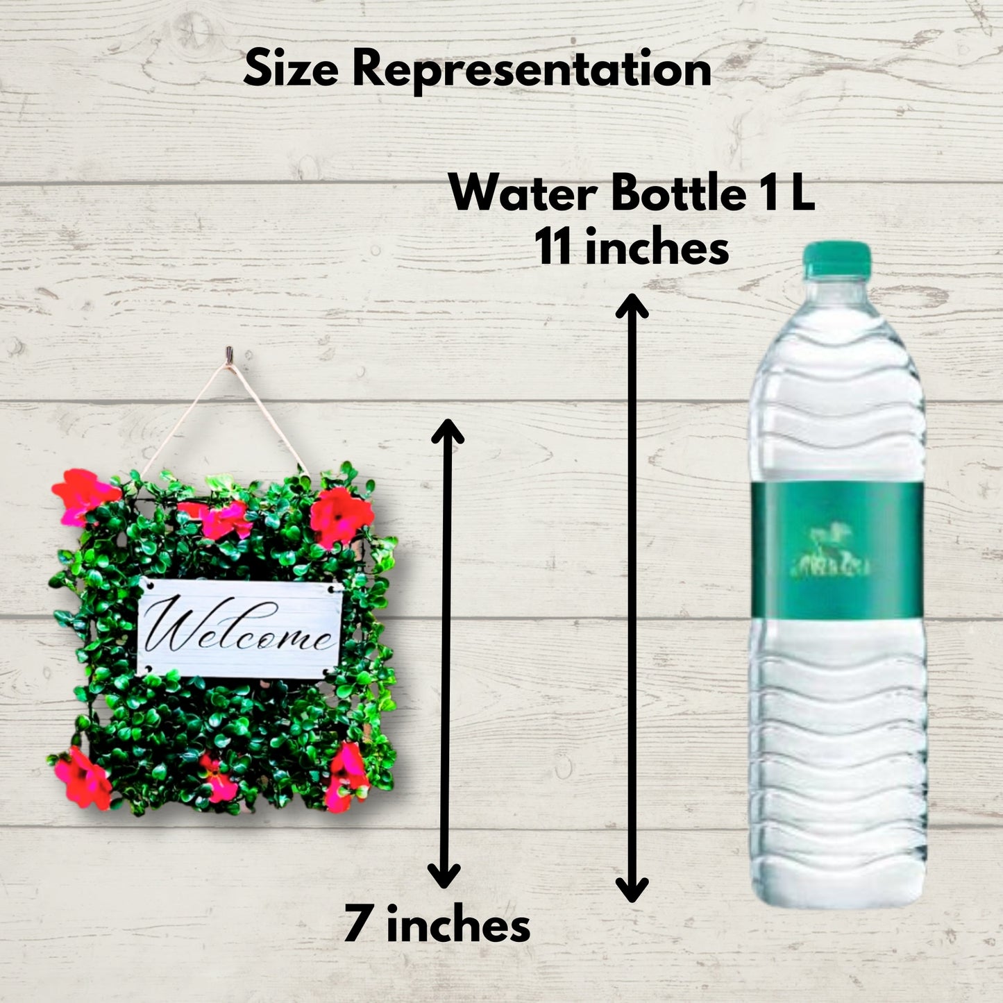 Akaar Welcome Signage in Dark Pink Blossom