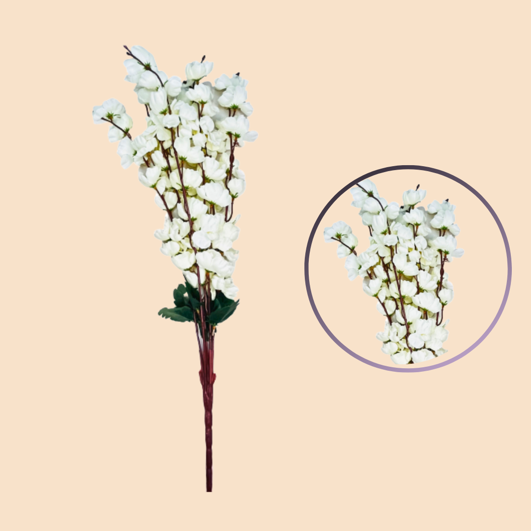 Akaar Décor Beautiful Artificial Flowers - Blossom Bunch (Pack of 2)