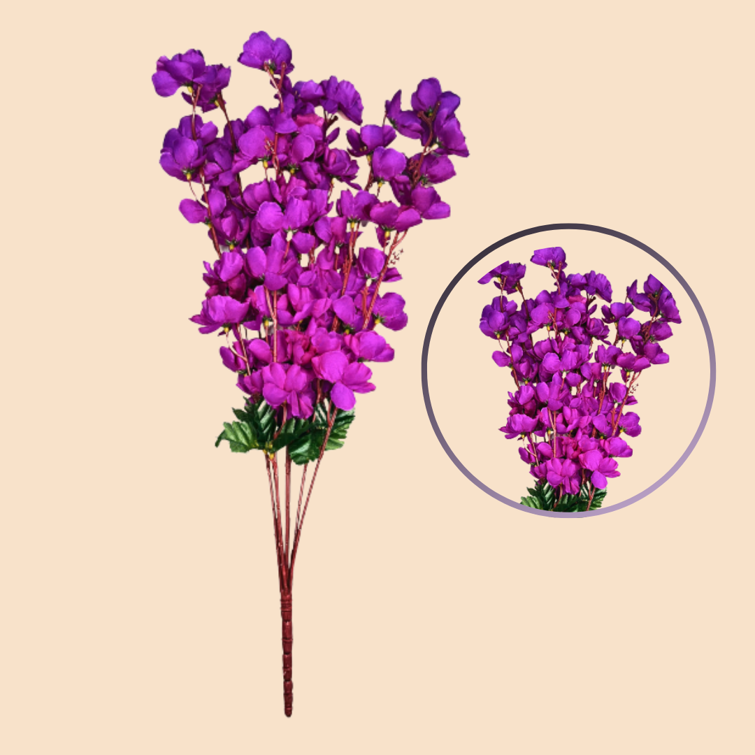 Akaar Décor Beautiful Artificial Flowers - Blossom Bunch (Pack of 2)