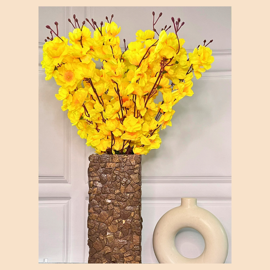 Akaar Décor Beautiful Artificial Flowers - Blossom Bunch (Pack of 2)