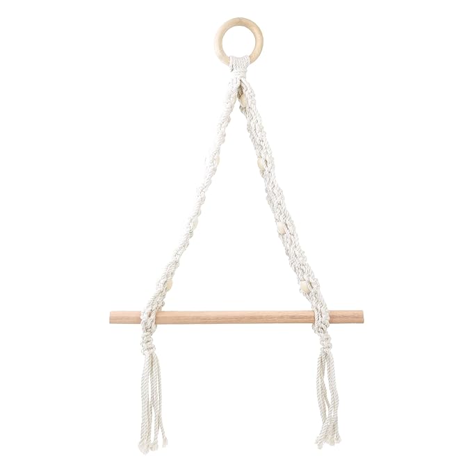 Multipurpose Macrame Wall Hanger for Towel/Art Piece/Fabric for Home Decor/Office Decor/Kitchen Decor/Bathroom Decor