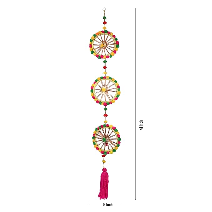 Akaar Artificial Chakri Garland Door Hanging for Diwali Decoration