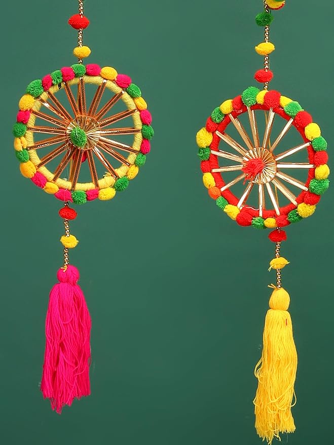 Akaar Artificial Chakri Garland Door Hanging for Diwali Decoration