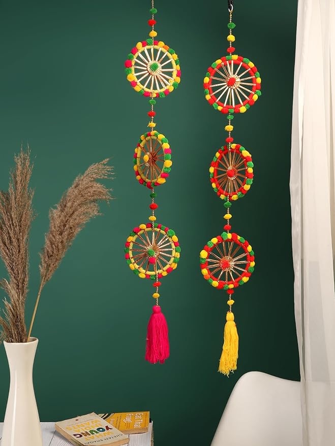 Akaar Artificial Chakri Garland Door Hanging for Diwali Decoration