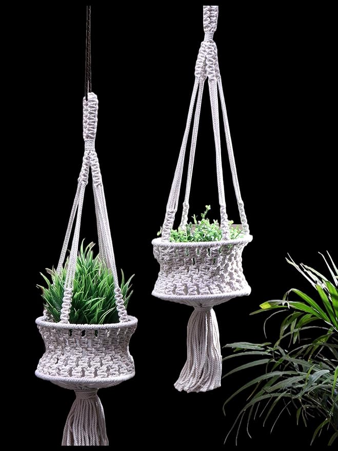 Akaar Décor Macrame Wall Hanging Decor Planter