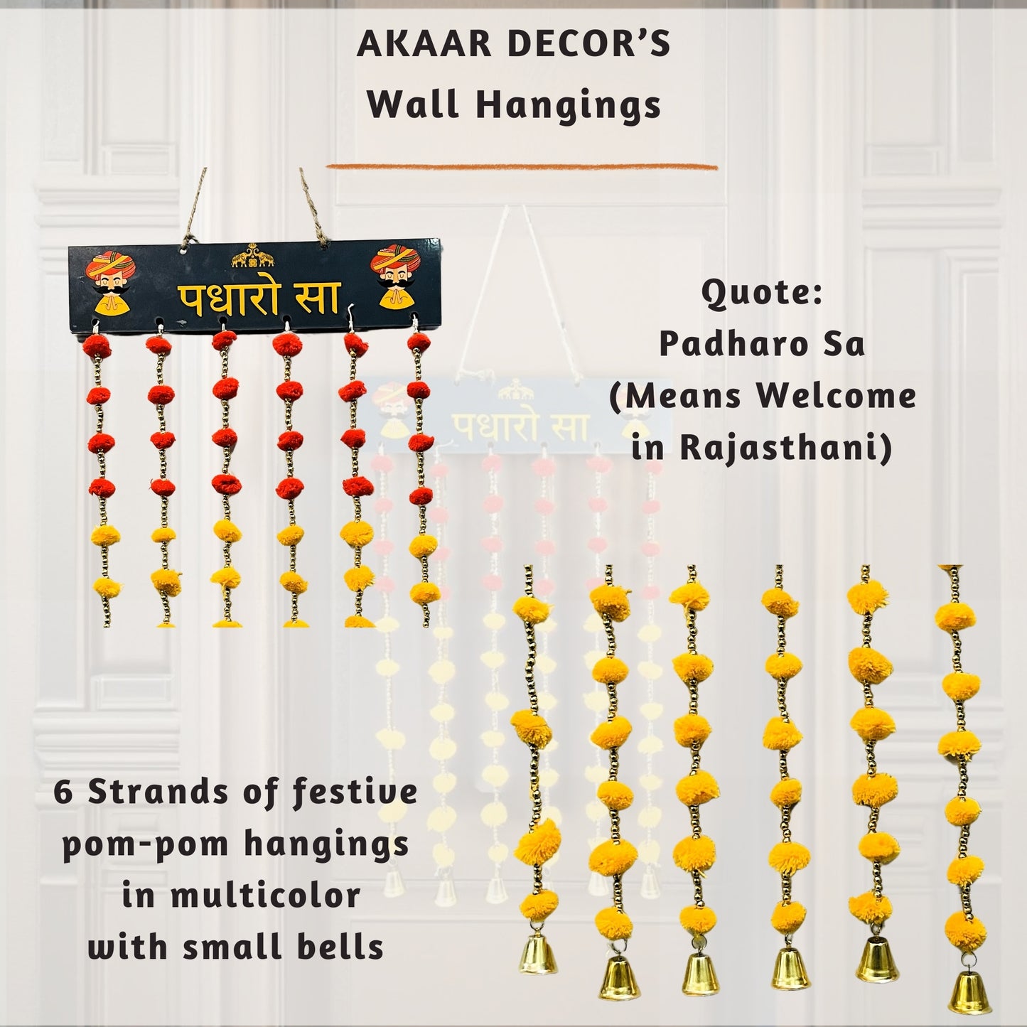Akaar Decor's Padharo Sa Wall Hanging for Home Decor