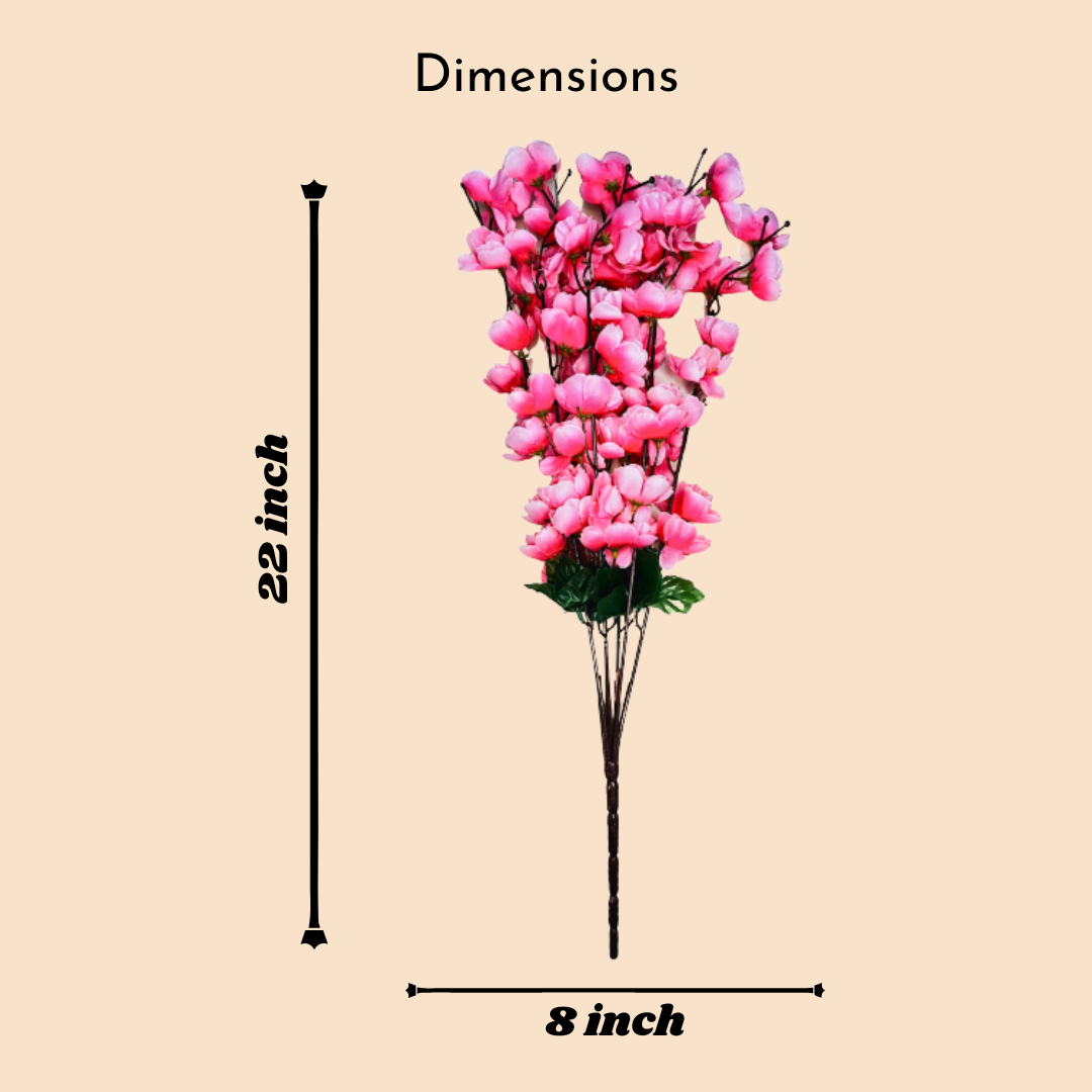 Akaar Décor Beautiful Artificial Flowers - Blossom Bunch (Pack of 2)