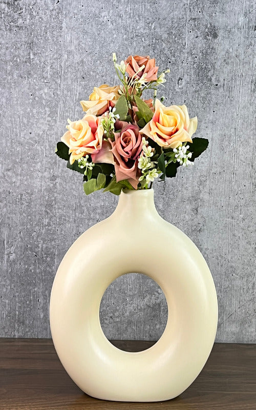 Akaar English Rose Bunch for Home Décor