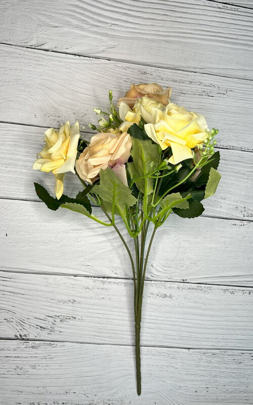 Akaar English Rose Bunch for Home Décor