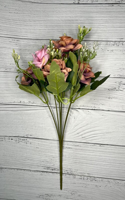 Akaar English Rose Bunch for Home Décor