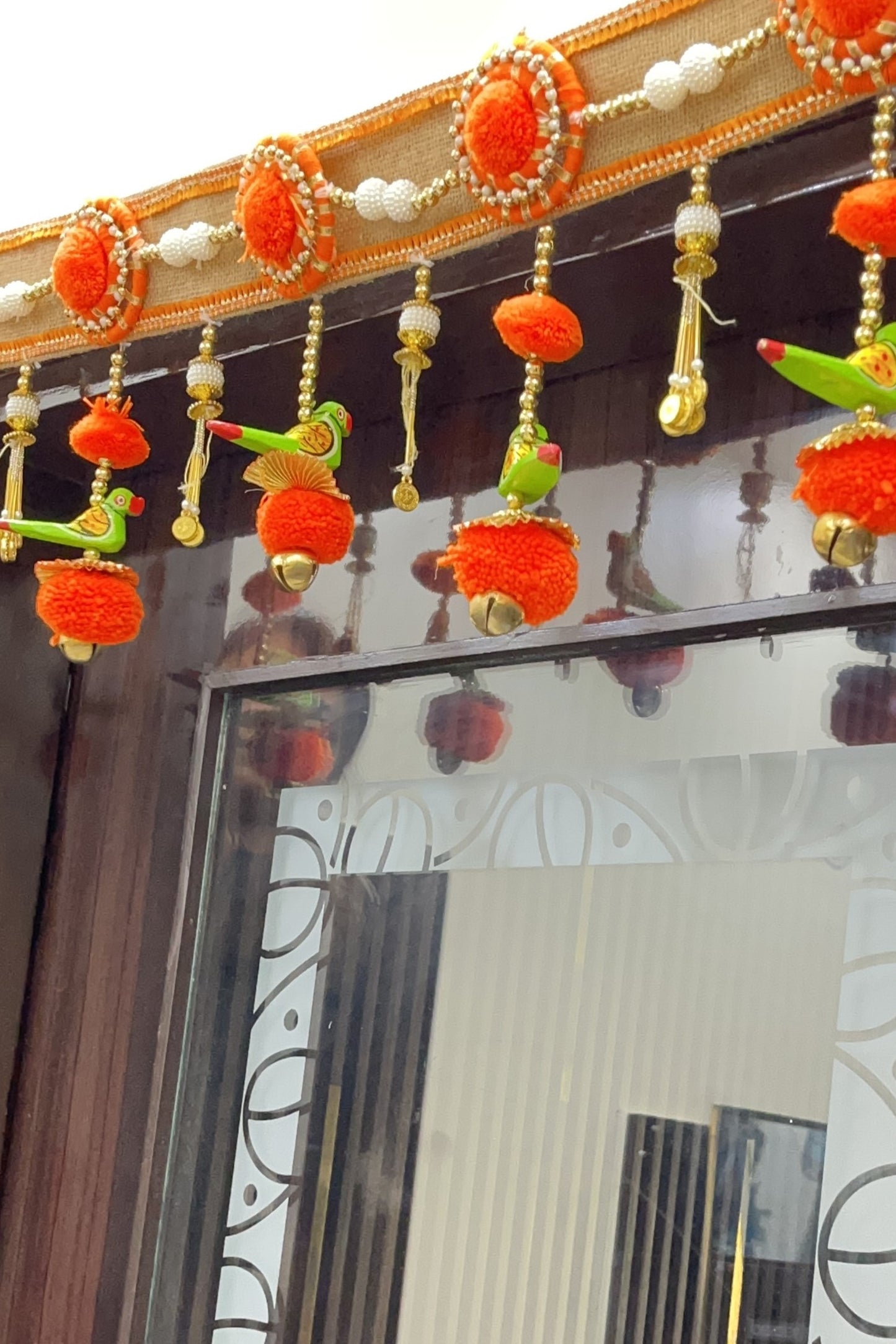 Akaar Jute Fabric Bandhanwar for Door