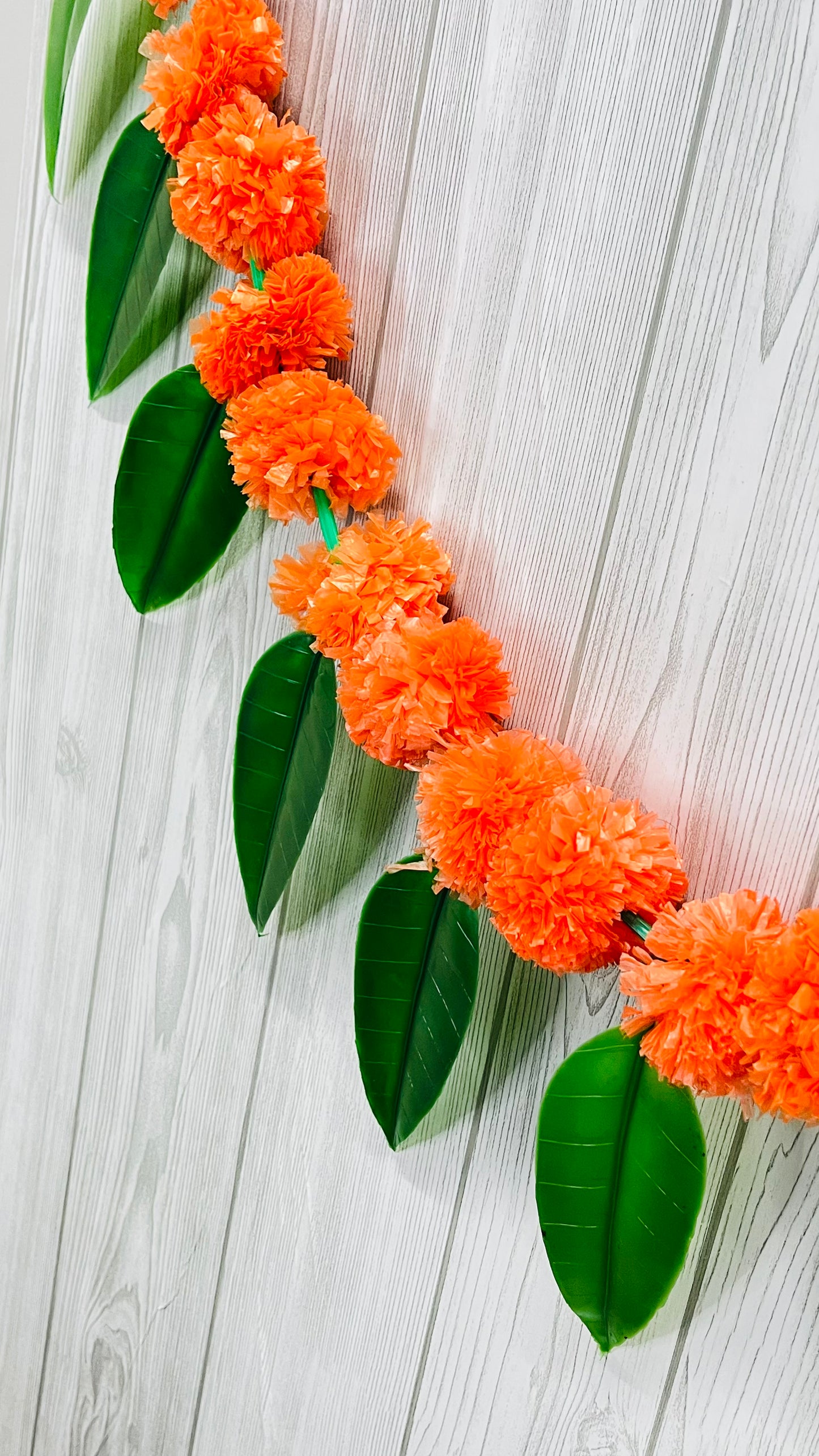 Akaar Festive Bandhanwar in marigold with mango leaves