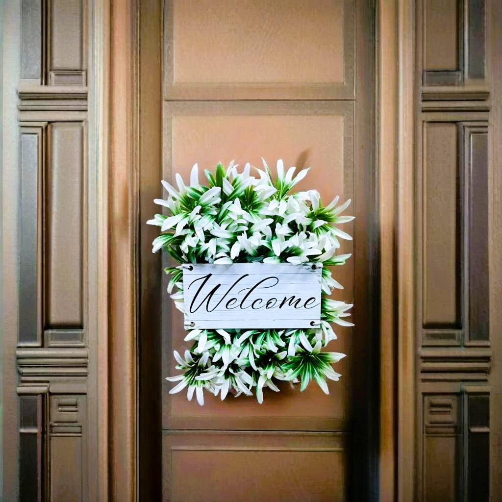 Akaar Welcome Signage in White