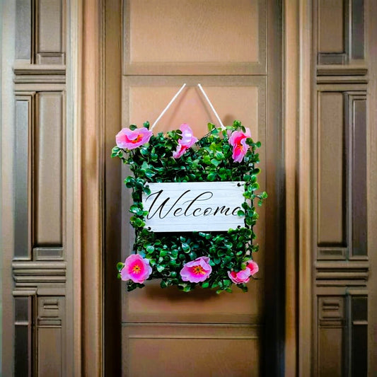 Akaar Welcome Signage in Pink Blossom