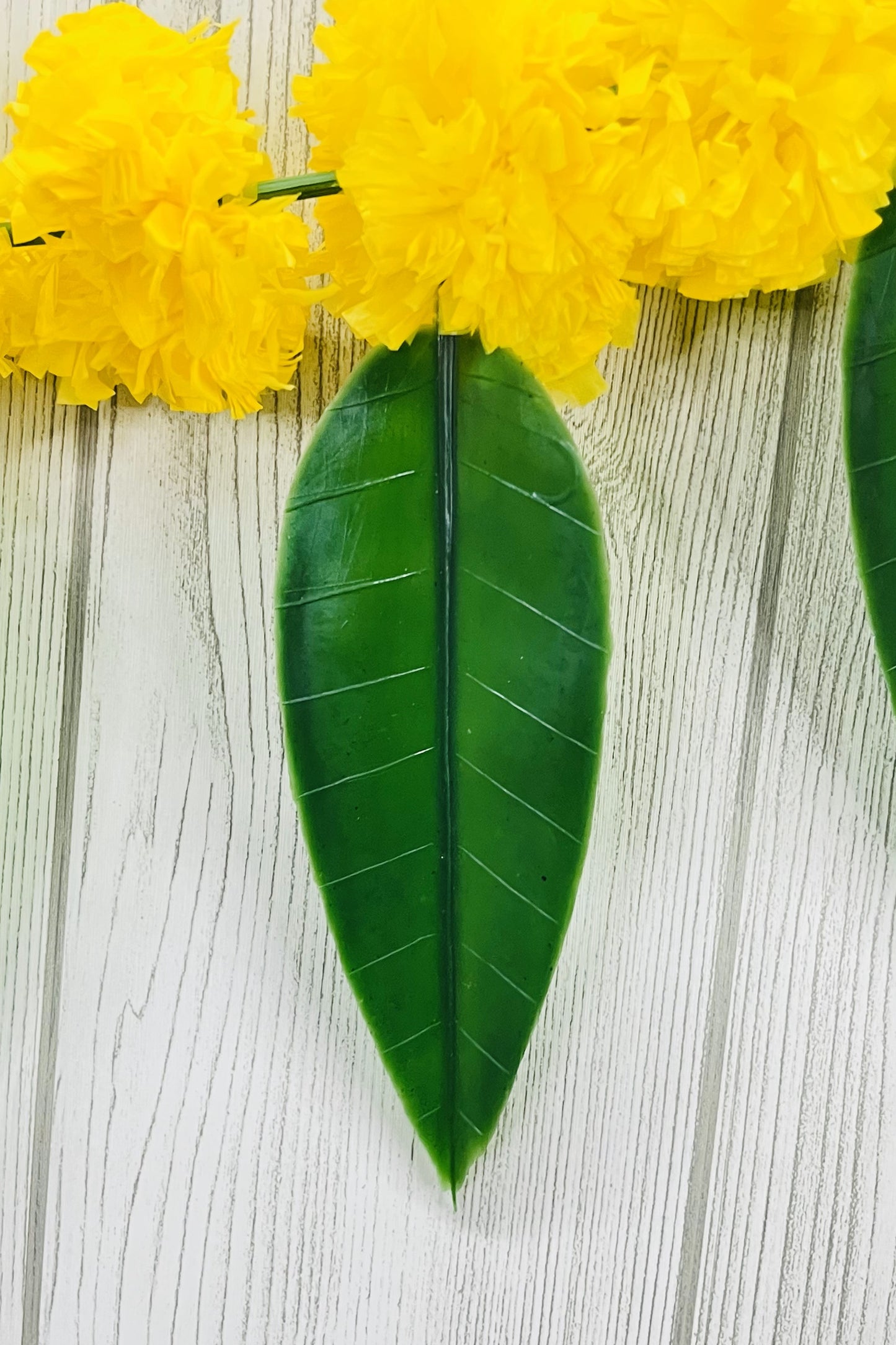 Akaar Festive Bandhanwar in marigold with mango leaves