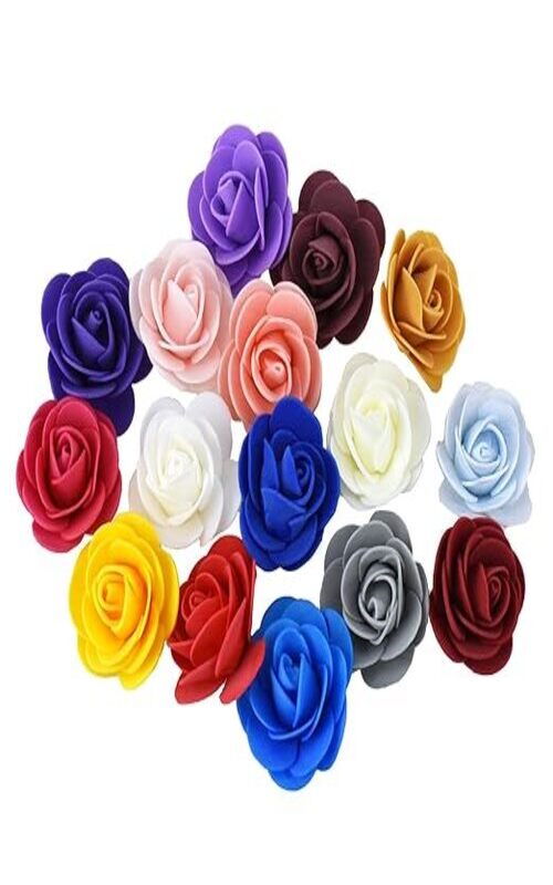 Akaar Pack of Artificial Foam Roses
