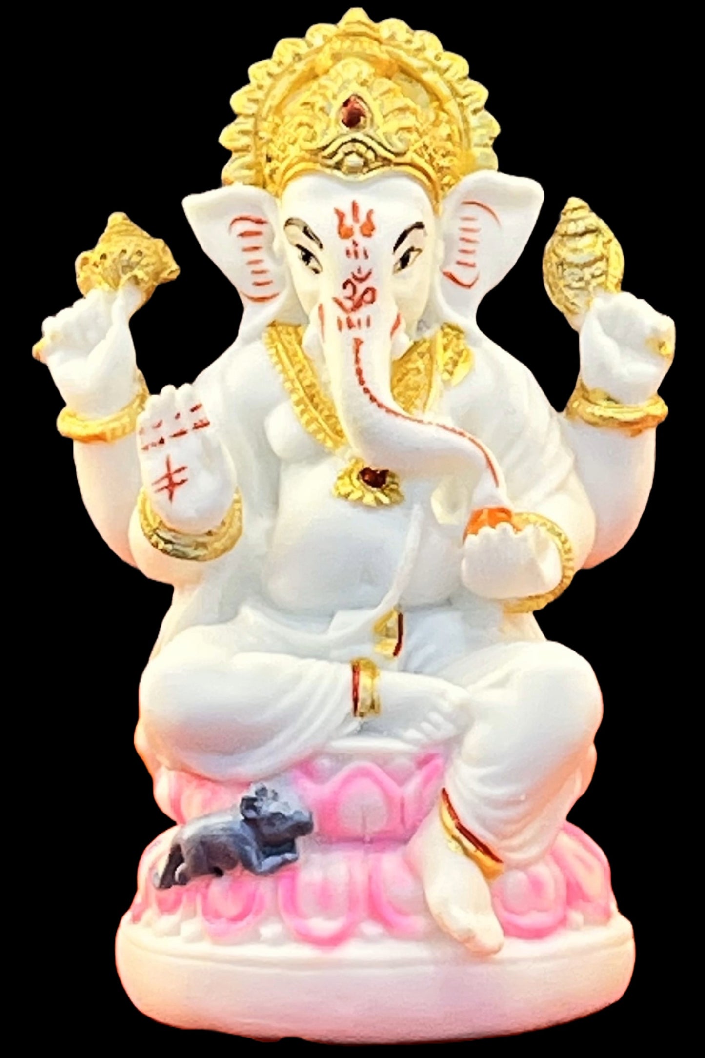 Akaar Ganesh Idol for Diwali Pooja in Marble Dust