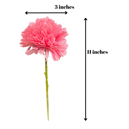 Artificial Chrysanthemum Hydrangea Ball Flower Stick (Pack of 1) (Pink)