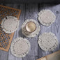 Akaar Décor Dining Room Table Accessories : Macrame Coasters Set of 4