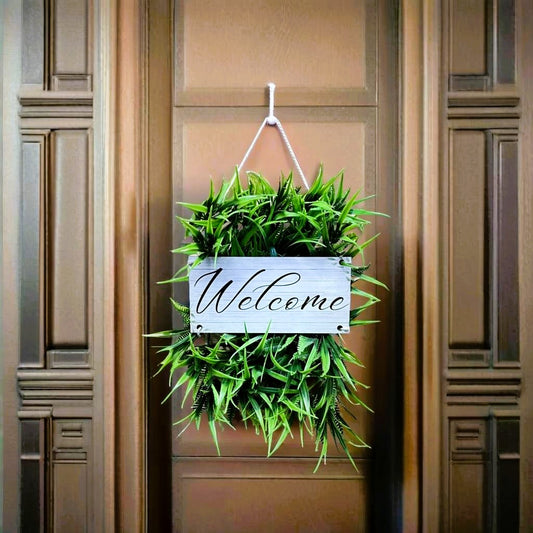 Akaar Welcome Signage in Green Fern