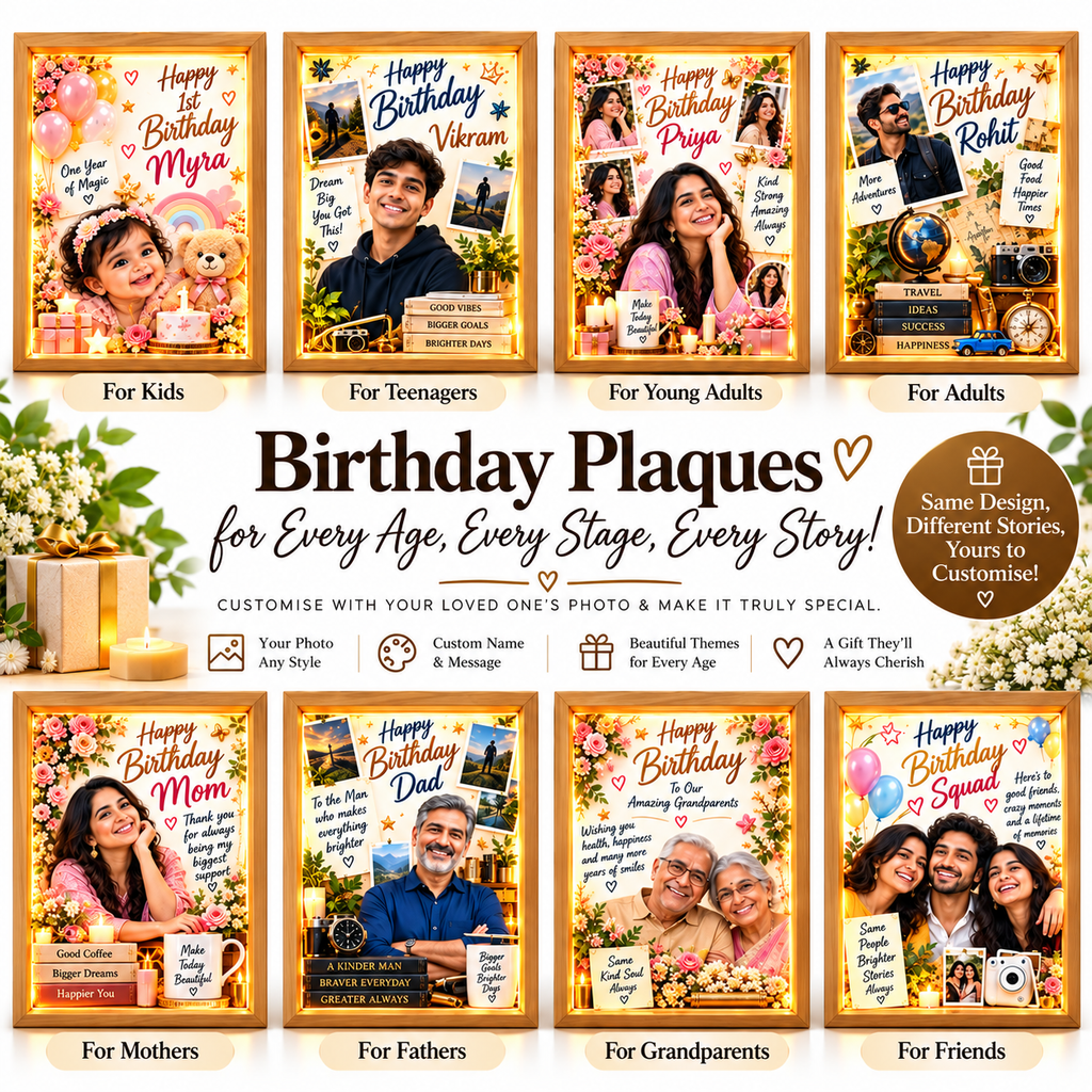 Personalized family keepsake plaque