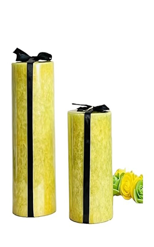 Akaar Scented Pillar Candles (Pack of 2)