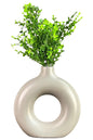 Akaar Imitation Plants - Jade Green Bunch with Donut Pot