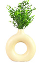 Akaar Imitation Plants - Jade Green Bunch with Donut Pot