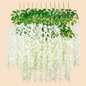 Akaar Decor Heavy Wisteria Falling for Home or Festive Decor (Pack of 6 falling bunches)